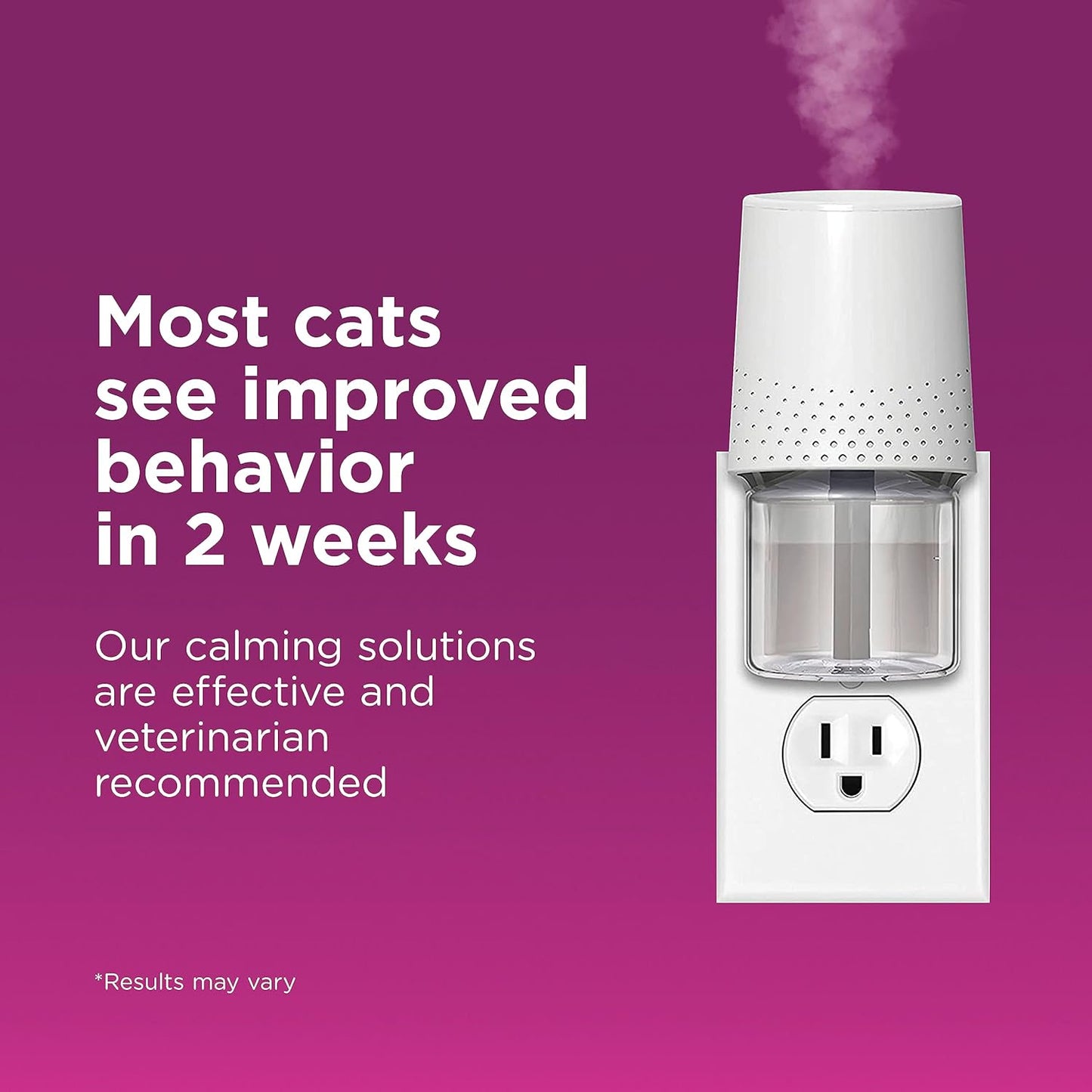 Cat Calming Diffuser Refills Value Kit: 6 Pack; Pheromones to Reduce Stress, Spraying & Scratching